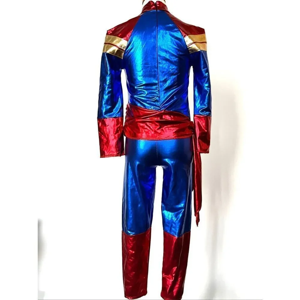 Rubies Girls 7/8 Small Avengers Infinity Saga Captain Marvel Costume AS IS